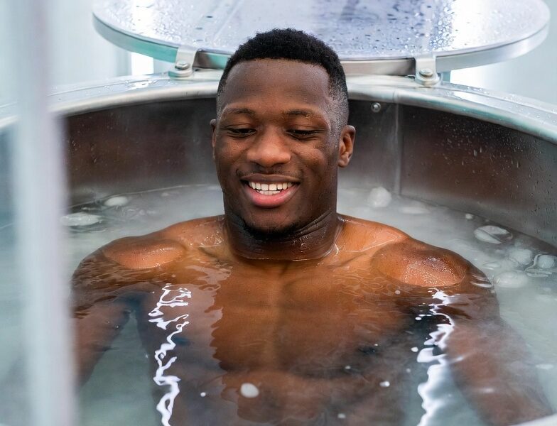 Bain de glace chez les joueurs de foot : La clé d’une récupération de champion ?