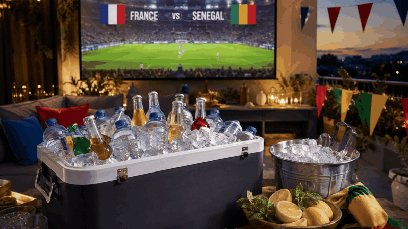 France-Sénégal le 16 juin : combien de glaçons prévoir pour votre soirée foot ?